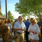After the unveiling of the Huey Cooper sculpture in Lake City, SC