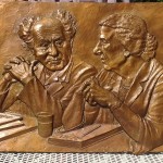 David Ben Gurion and Golda Meir