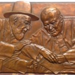 Pope John Paul II and Rabbi Dr. Lau