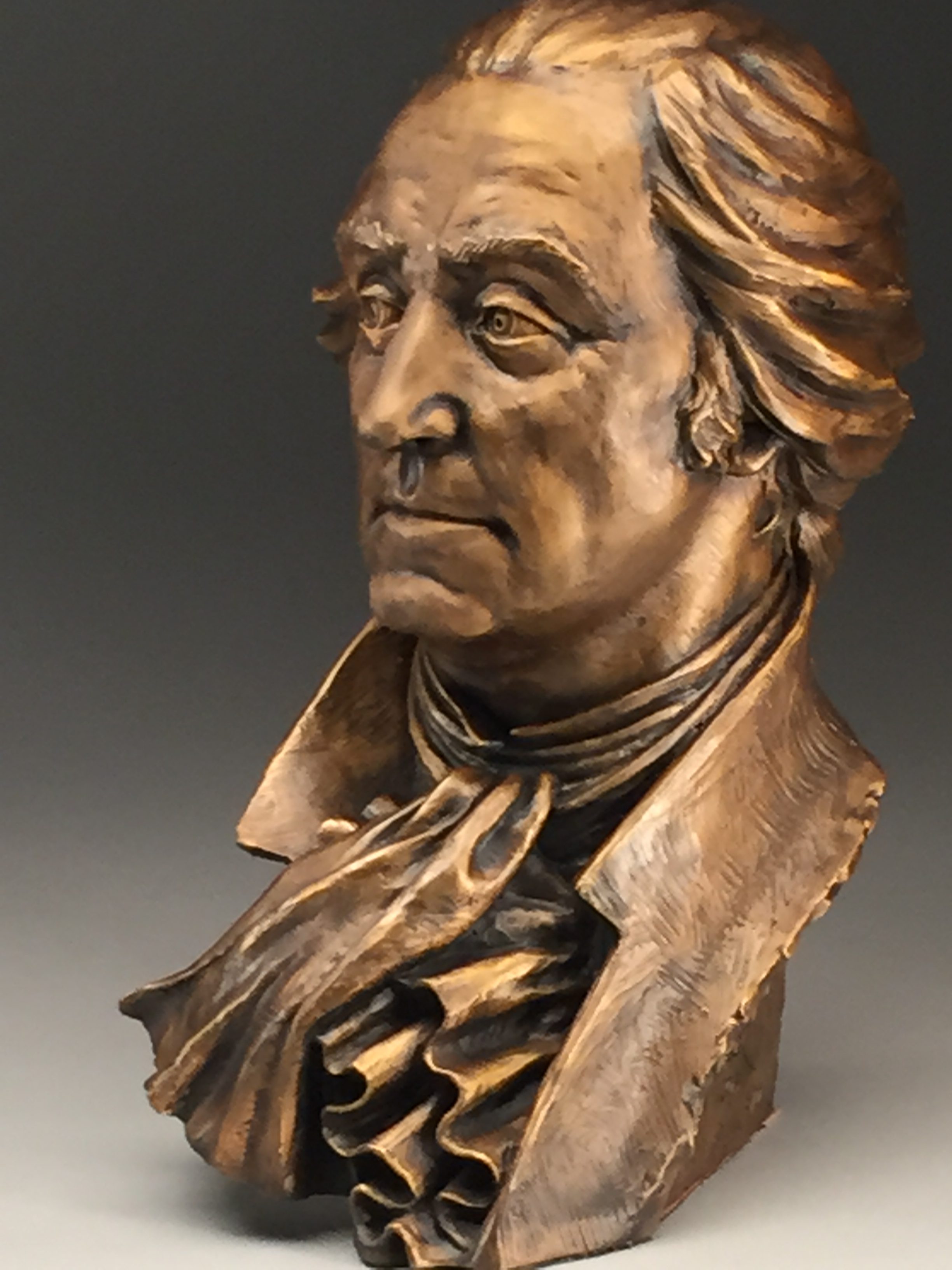 Bronze Bust of George Washington - Father of His Nation