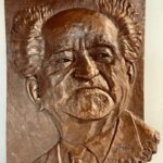 Ben Gurion, Bronze, 15.5 x 12.5 inches