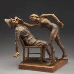 Franceska Mann - front position - bronze sculpture