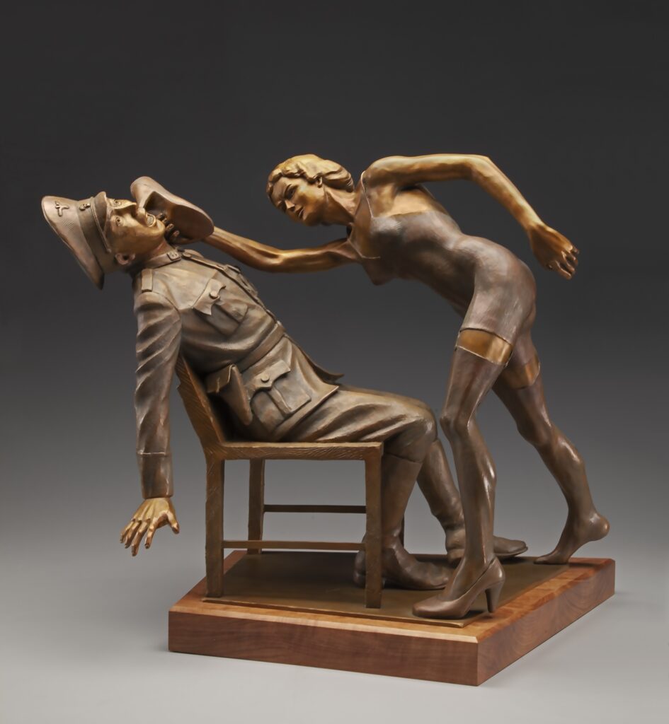 Franceska Mann - front position - bronze sculpture
