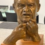 Izhak Shamir – bronze bust